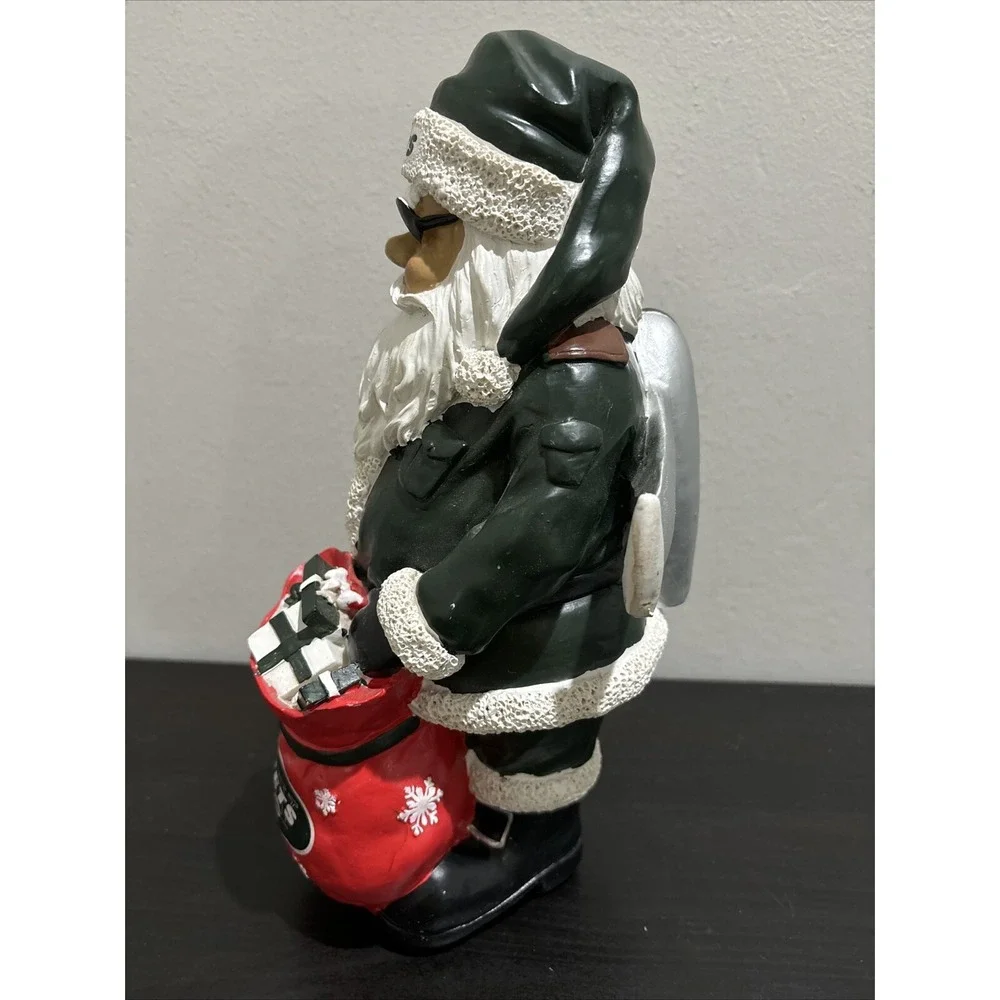 FOREVER COLLECTIBLES NFL TEAM GNOME NEW YORK NY JETS SANTA